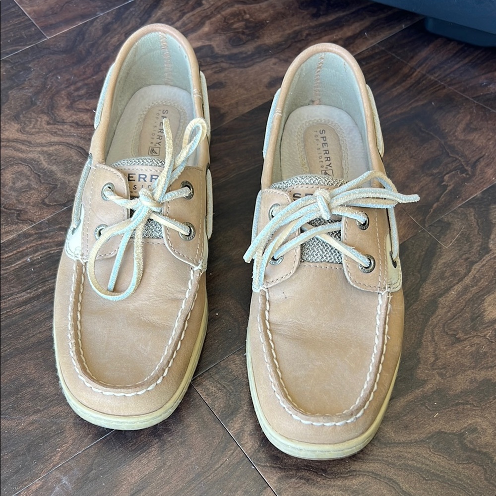Sperry Tan Boat Shoes